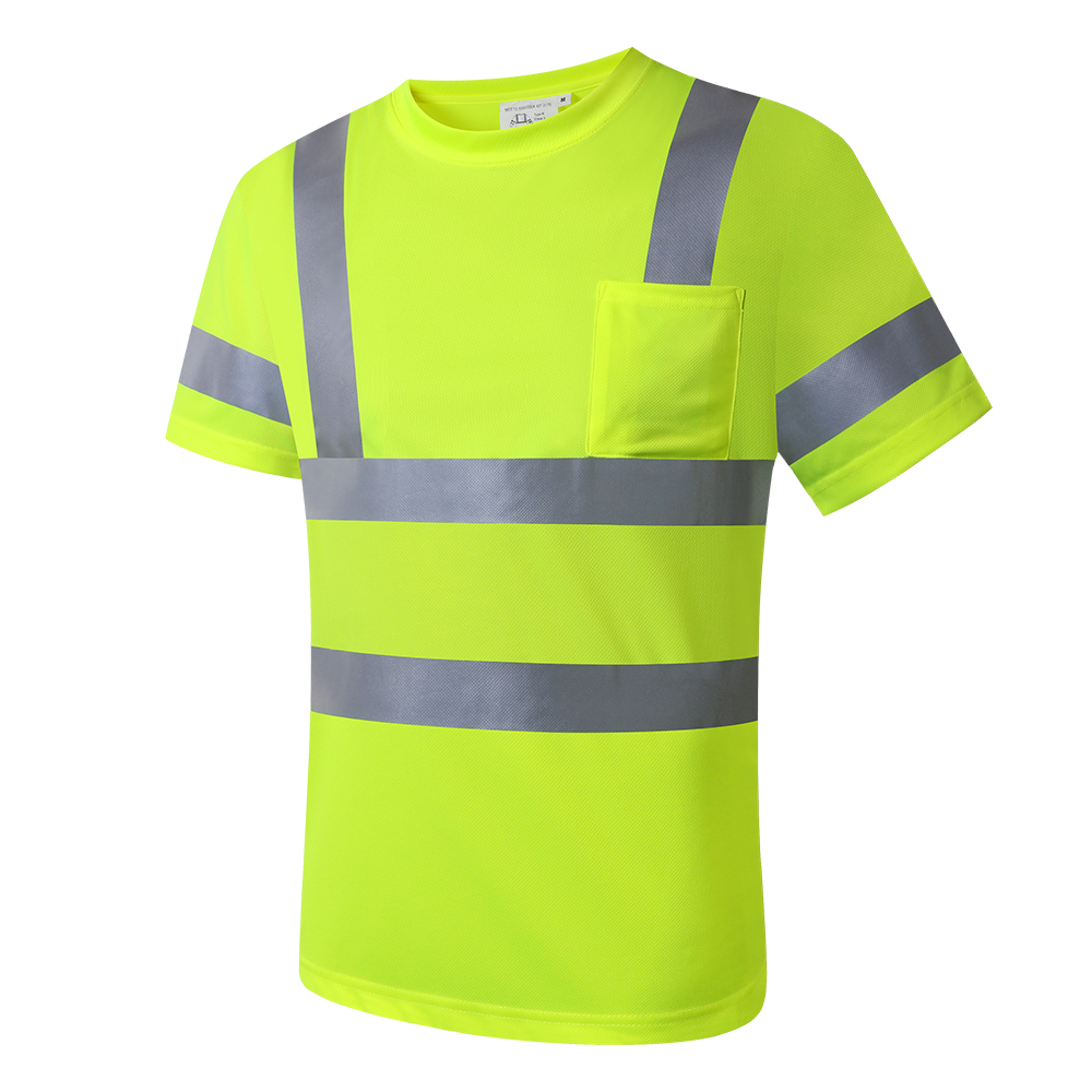 Summer Hi Vis Clothing - S-7XL 하이비스 건설 작업 셔츠, 높은