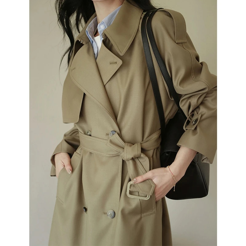 Summer Clothing For Women Over 50 - 2025 가을 여성 트렌치 코트 의류