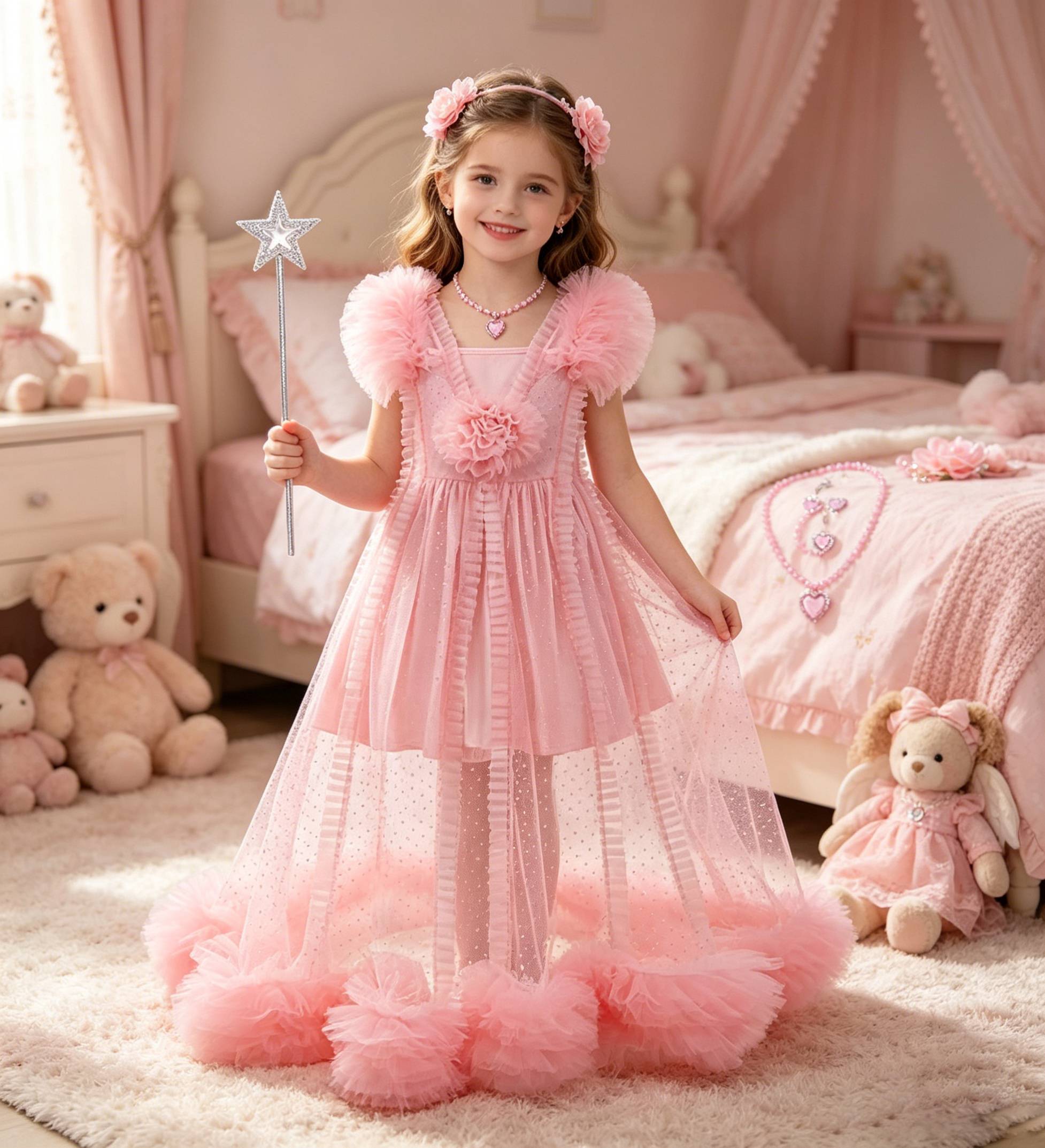 Summer Clothing For Girls - 여아 영화 캐릭터 굿위치 파티 의상