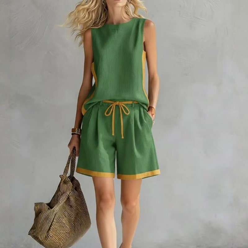 Summer Clothing For Girls - 2026 여름 신상 민소매 베스트 반바지