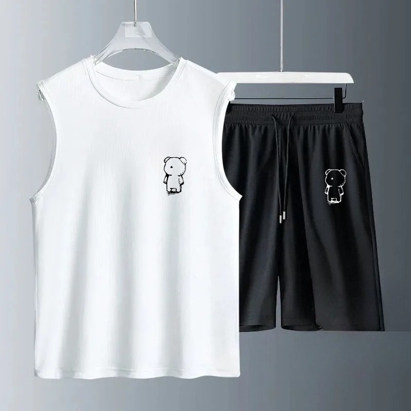Summer Knit Clothing - 남성용 탱크탑 세트 2026 여름 빠른