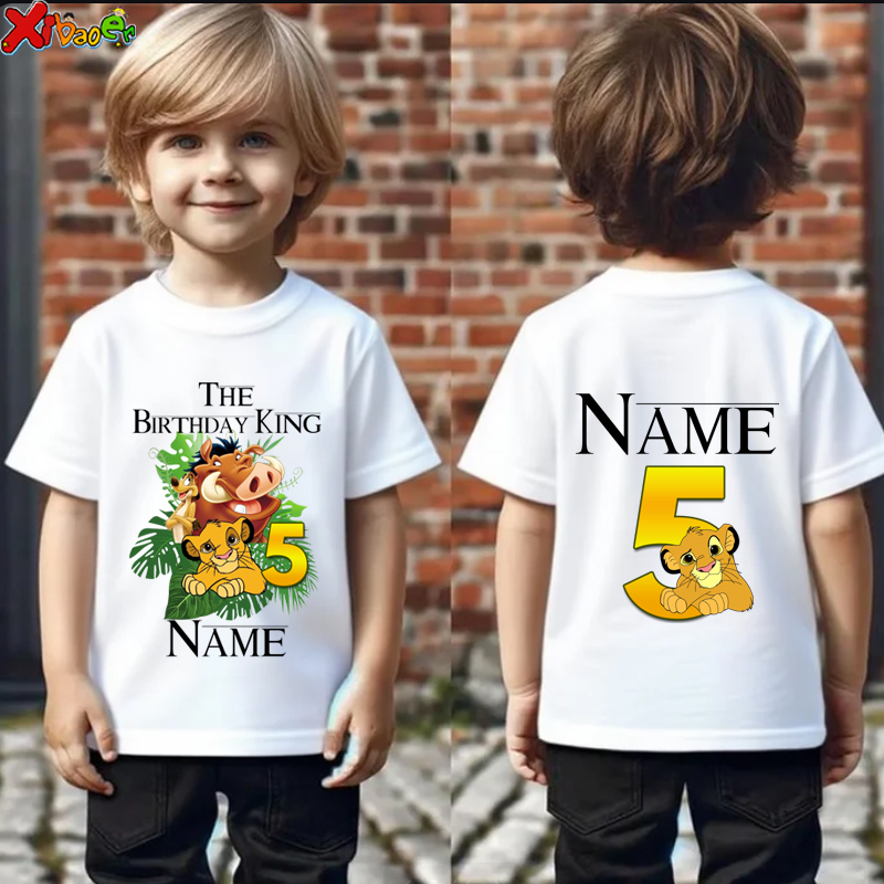 Summer Clothing Names - 생일 소년 셔츠 5 번째 어린이