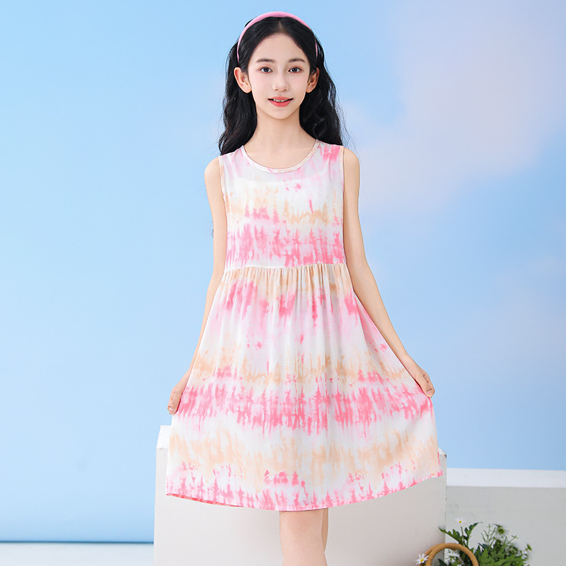 Summer Clothing For Teen Girls - 여름 민소매 십대 소녀 비치 드레스