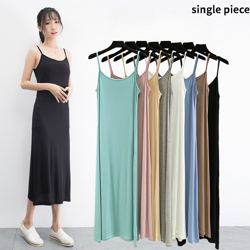 Summer Clothing For Petite Women - 여성용 모달 캐미솔 베스트 드레스 여름용