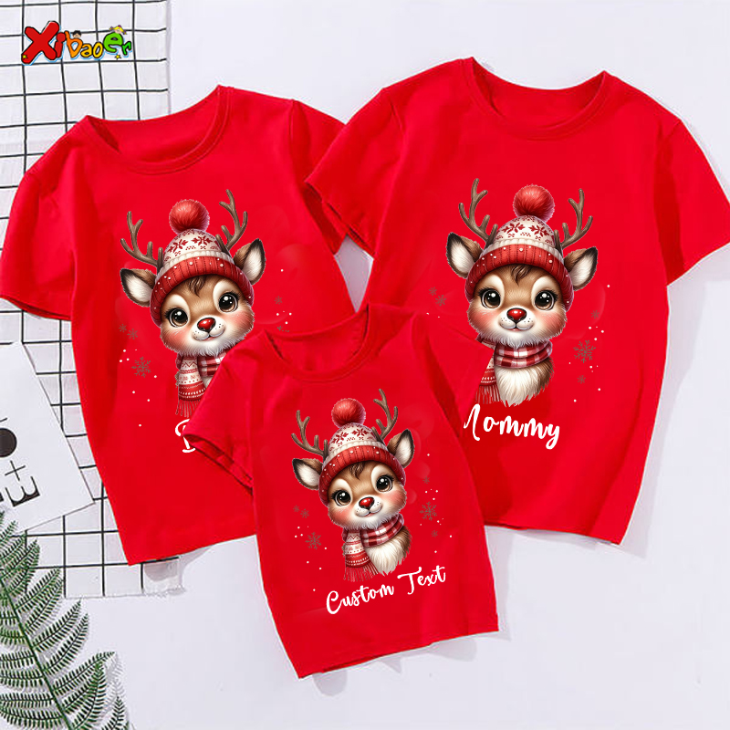 Summer Clothing Names - 맞춤형 이름의 크리스마스 셔츠, 가족 매칭