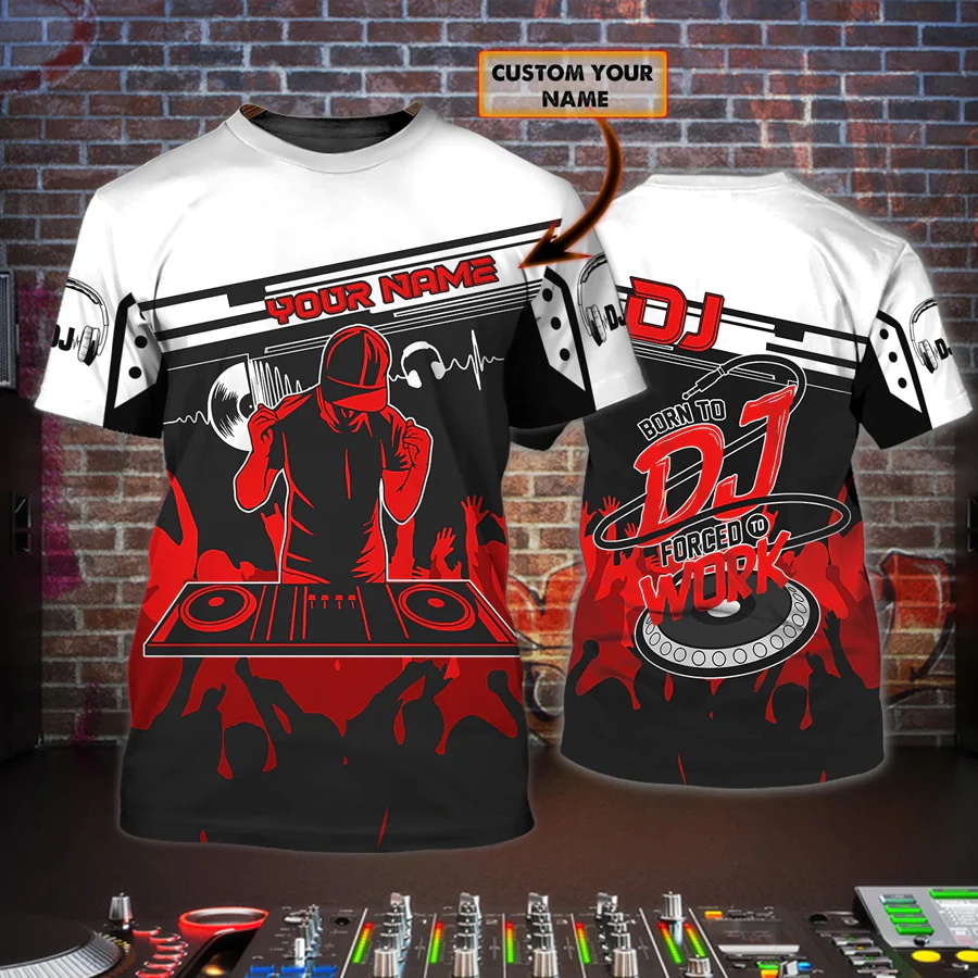 최신 여름 남성 티셔츠 DJ 라이브 맞춤형 이름 3D  - Summer Clothing Names 리뷰 및 가격