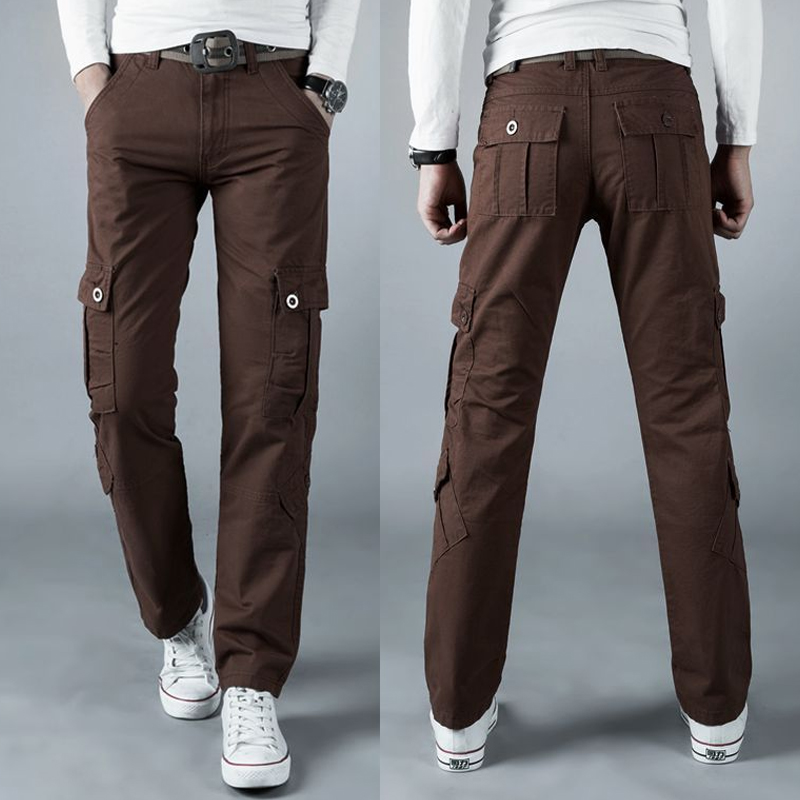 남성용 캐주얼 카고 바지, 단색 포켓, 얇은 스타일 코 - Summer Clothing Styles Men 리뷰 및 가격