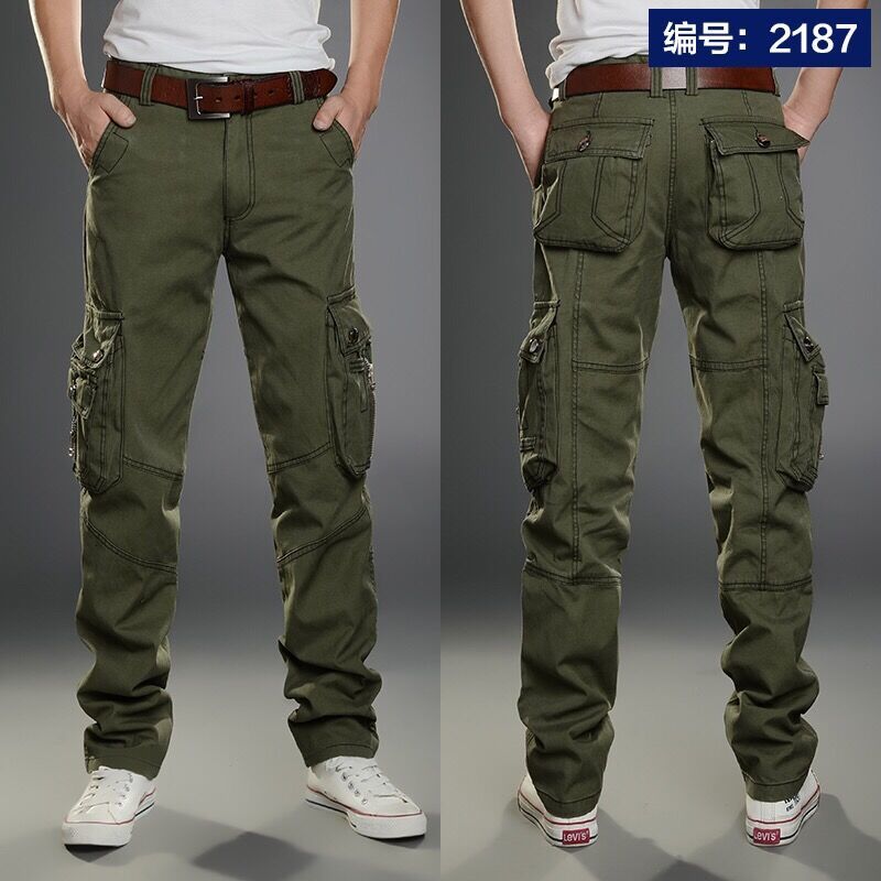 남성용 캐주얼 카고 바지, 단색 포켓, 얇은 스타일 코 - Summer Clothing Styles Men 리뷰 및 가격