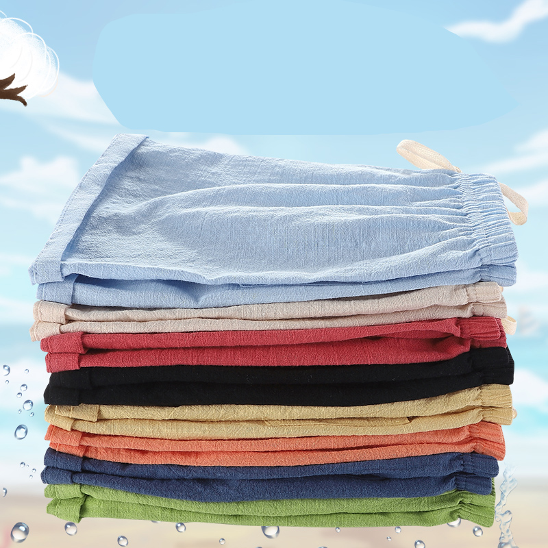남아용 코튼 리넨 반바지, 10 대 150 160 cm - Summer Clothing For Teen Girls 리뷰 및 가격