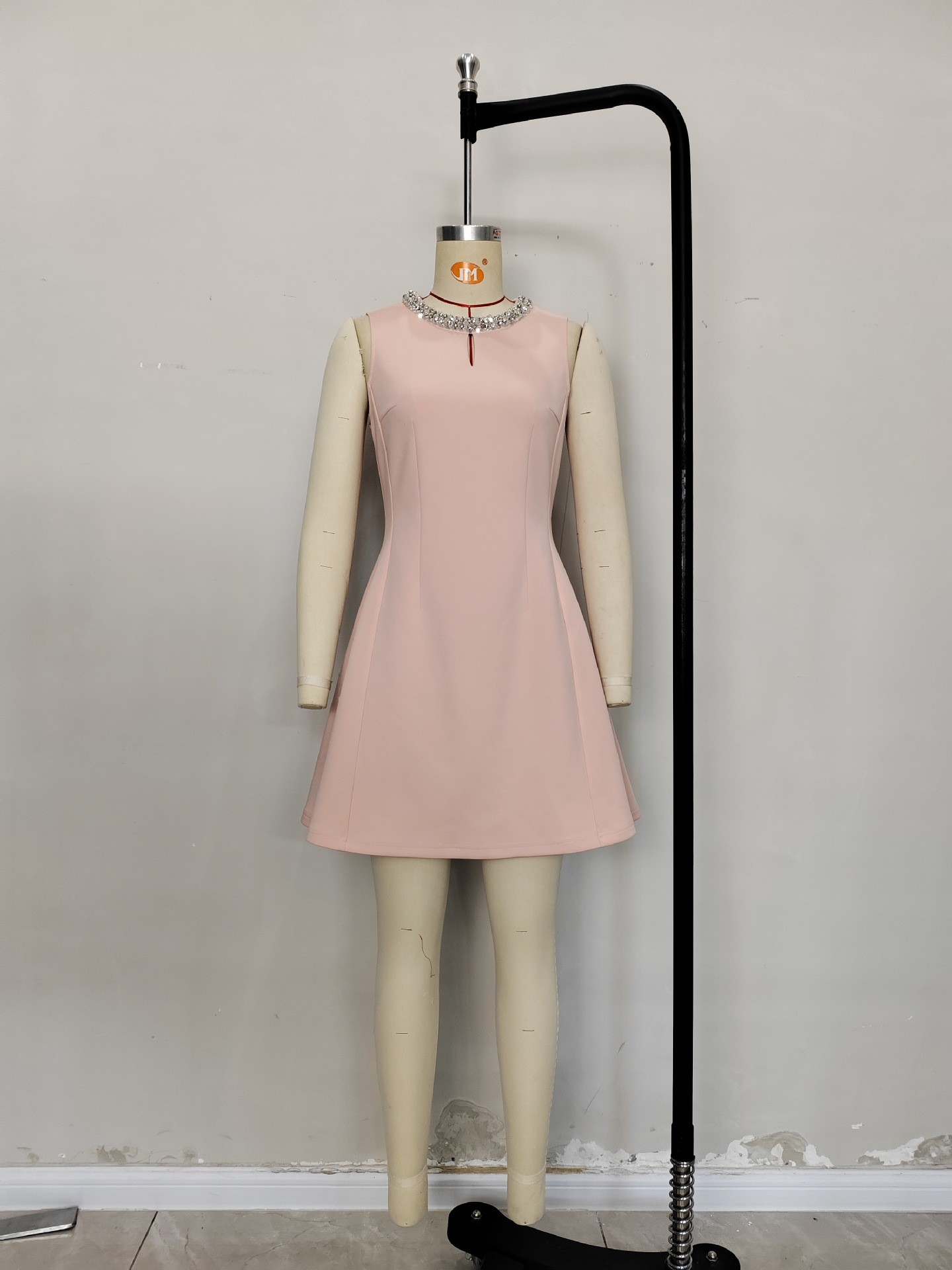 여름 여성 의류 민소매 비즈 스퀘어넥 숏 드레스 여성용 - Summer Clothing India 리뷰 및 가격