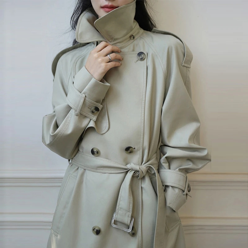 2025 가을 여성 트렌치 코트 의류 루즈핏 중간 길이 - Summer Clothing For Women Over 50 리뷰 및 가격
