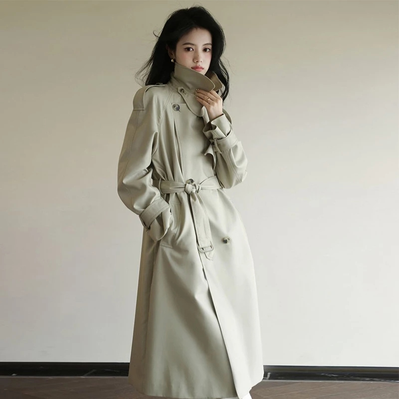 2025 가을 여성 트렌치 코트 의류 루즈핏 중간 길이 - Summer Clothing For Women Over 50 리뷰 및 가격