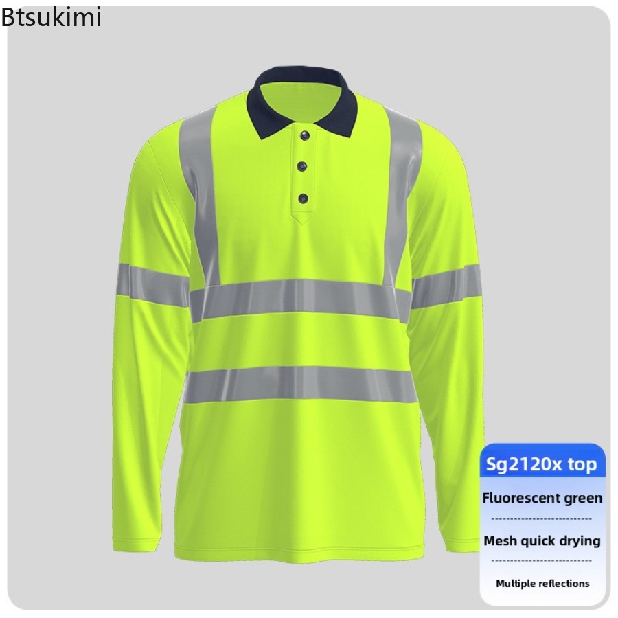 고시인성 안전 작업복 속건 폴로셔츠와 면바지 여름 반사 - Summer Hi Vis Clothing 리뷰 및 가격