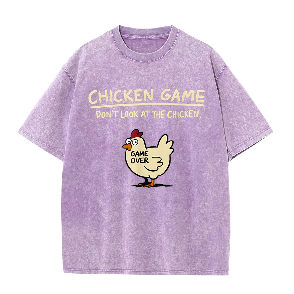 재미있는 티셔츠 치킨 게임 닭 옷을 바라보지 마세요 남 - Summer Games Clothing Brand 리뷰 및 가격