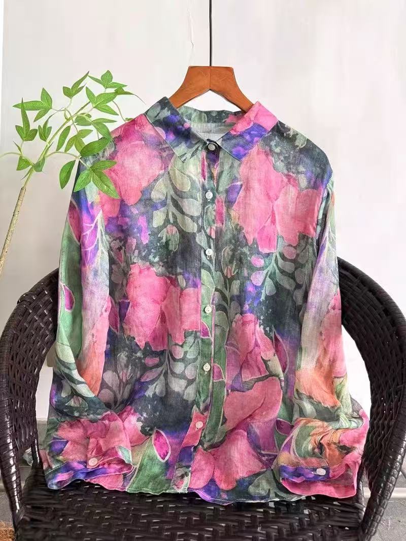 2026 빈티지 의류 100% 라미 린넨 여성용 봄 여 - Summer Clothing In Japan 리뷰 및 가격