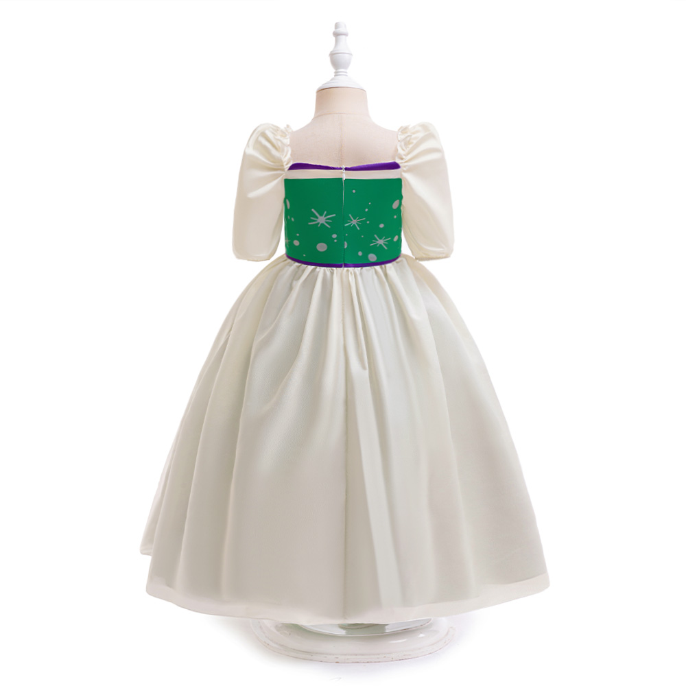 인어 공주 아리엘 공주 의상 어린 소녀 보라색 드레스  - Summer Clothing For Kids Girls 리뷰 및 가격