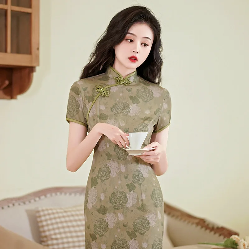 Yourqipao 여름 향상된 Cheongsam 패션  - Summer Evenings Clothing 리뷰 및 가격