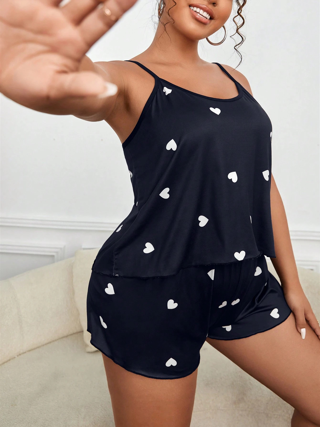 여성용 2피스 잠옷 세트, 크롭탑+반바지 수트, 여성용 - Summer Clothing For Petite Women 리뷰 및 가격