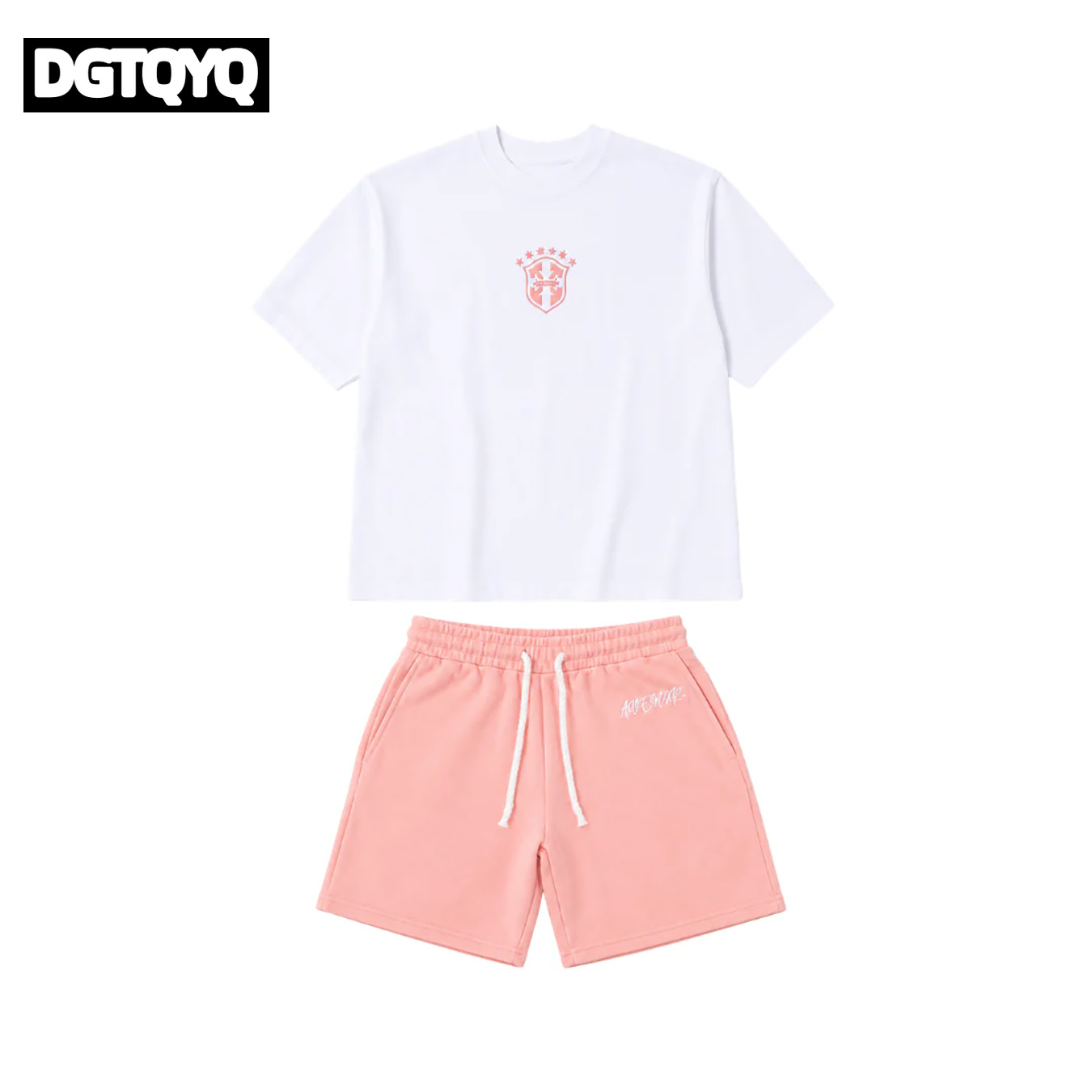 남성용 여름 신상 핑크 자수 캐주얼 반바지 스트레이트  - Summer Clothing For Petite Women 리뷰 및 가격
