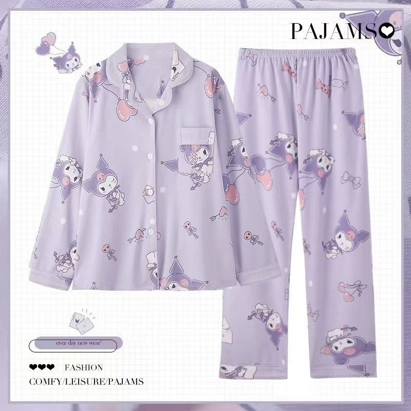 Sanrios Cinnamoroll 잠옷 여성 봄 가을 - Summer House Clothing 리뷰 및 가격