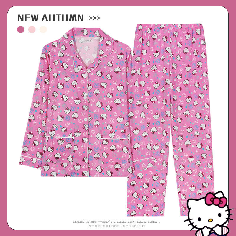 Sanrios Cinnamoroll 잠옷 여성 봄 가을 - Summer House Clothing 리뷰 및 가격