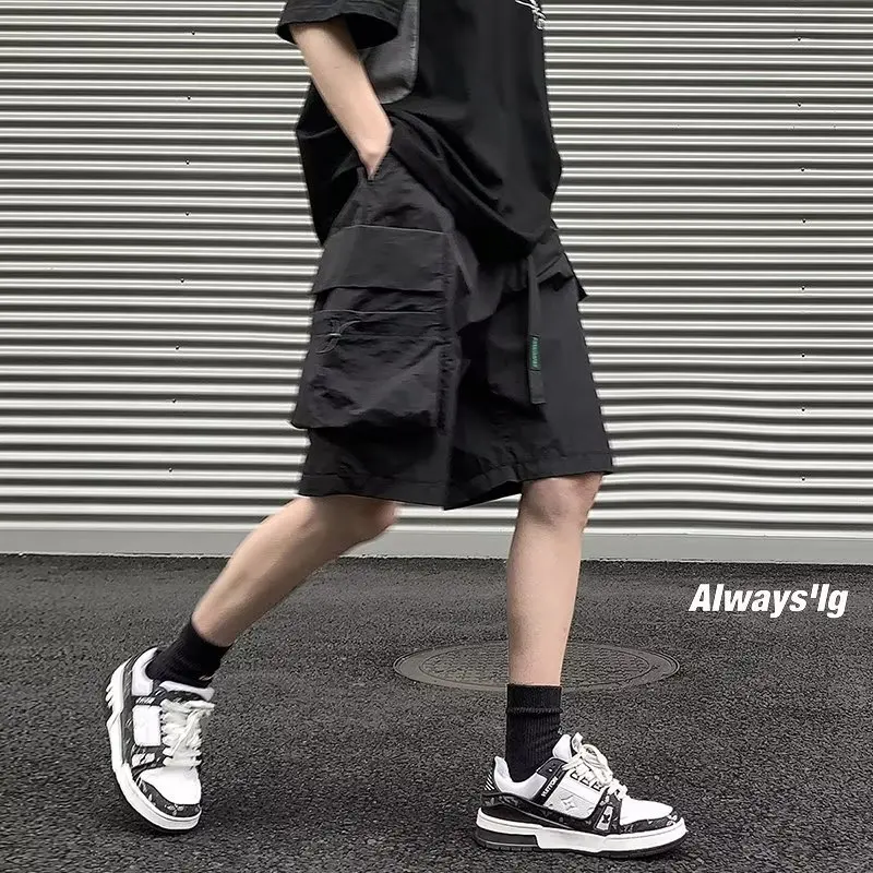 멀티 포켓 남성용 카고 반바지 여름 Techwear s - Summer Clothing Styles Men 리뷰 및 가격