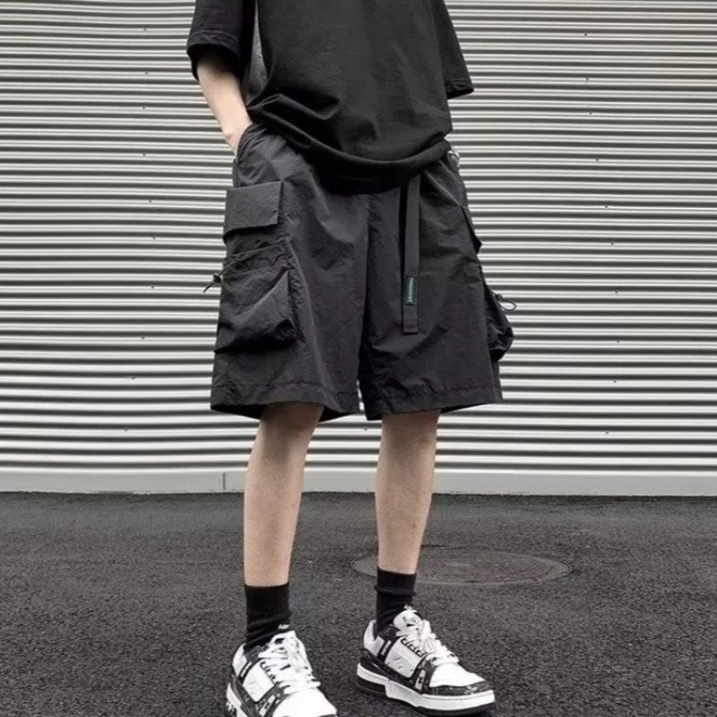 멀티 포켓 남성용 카고 반바지 여름 Techwear s - Summer Clothing Styles Men 리뷰 및 가격