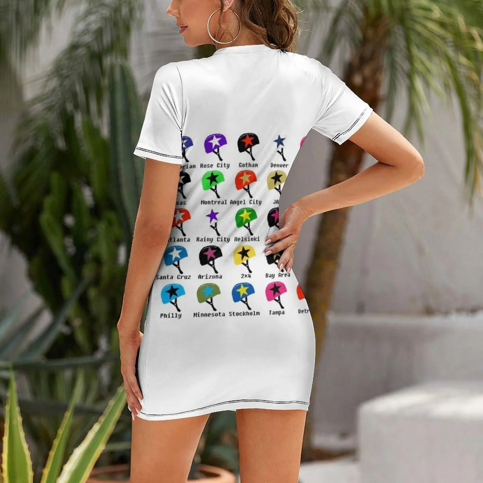 WFTDA 최고 롤러 더비 팀(라벨 표시) 긴팔 드레스 - Summer Clothing Label 리뷰 및 가격