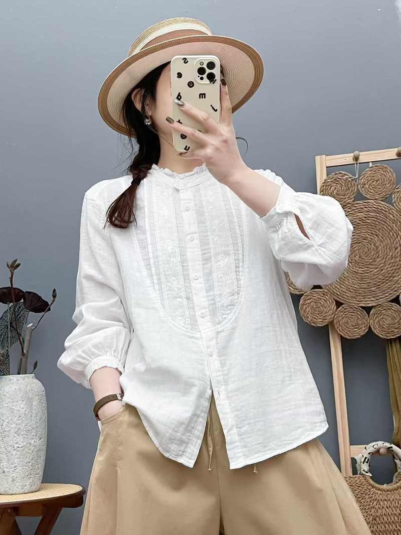 2026 빈티지 의류 모리 걸 코튼 얀 네이비 블루 화 - Summer Clothing In Japan 리뷰 및 가격