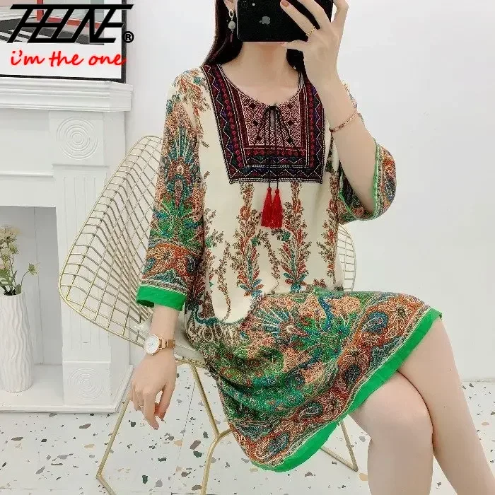 여성용 인도 드레스, 레디 스톡, 빈티지 캐주얼, 한국 - Indian Summer Vintage Clothing 리뷰 및 가격