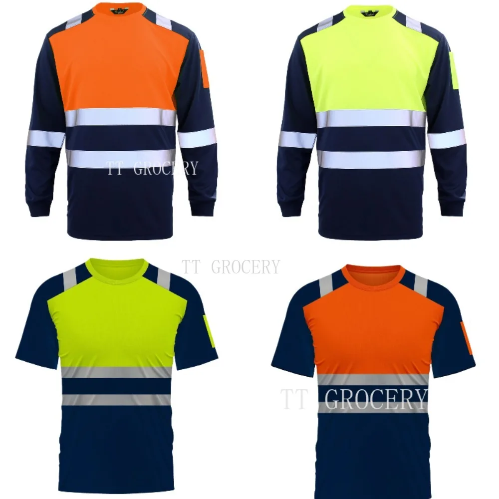높은 가시성 안전 작업 셔츠 여름 통기성 작업 T 셔츠 - Summer Hi Vis Clothing 리뷰 및 가격